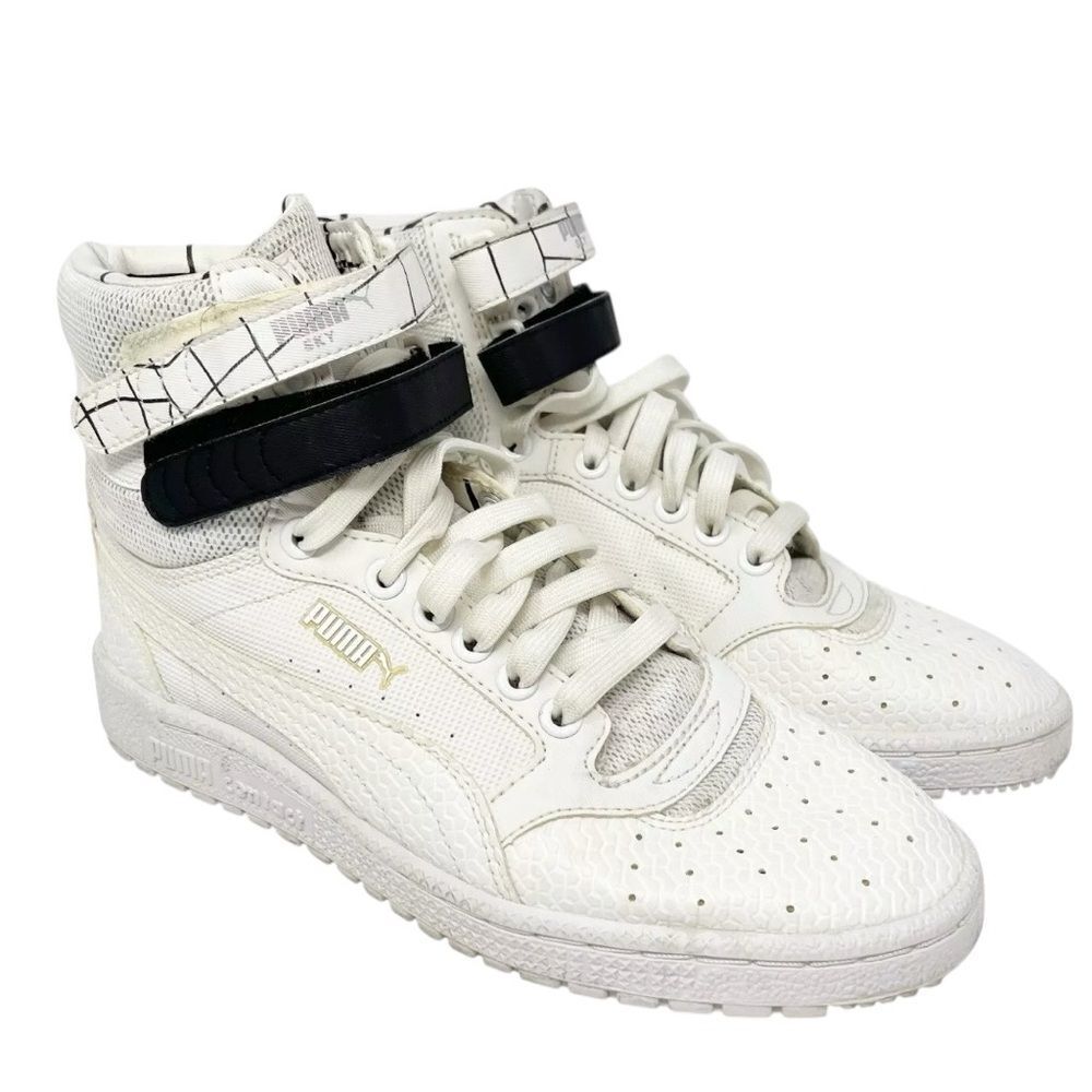 Puma Mens Sky Ii Hi Sf 362872 02 Black Basketball Shoes Sneakers Size 7.5